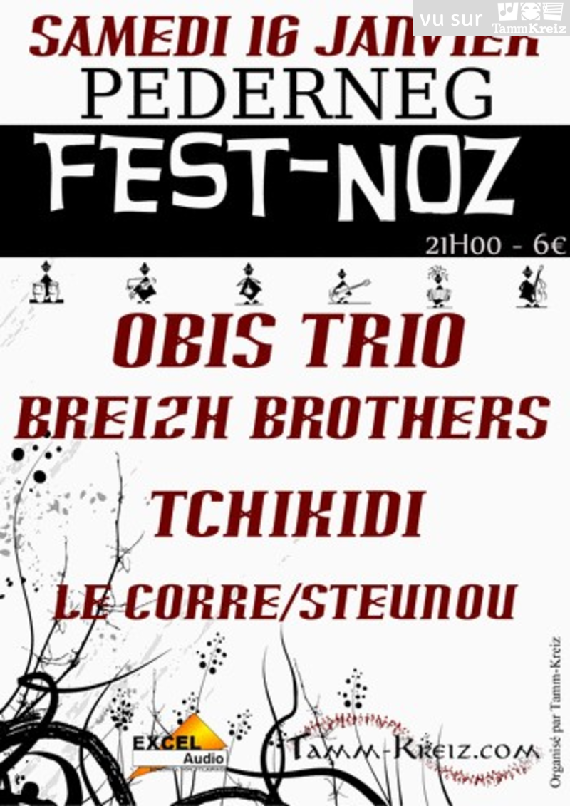 Fest Noz&nbsp;à&nbsp;Pédernec