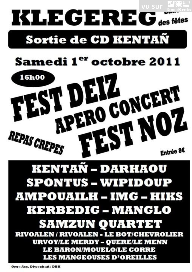 Fest-deiz ha noz à Cléguérec