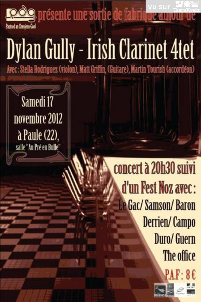 Concert et Fest-Noz à Paule