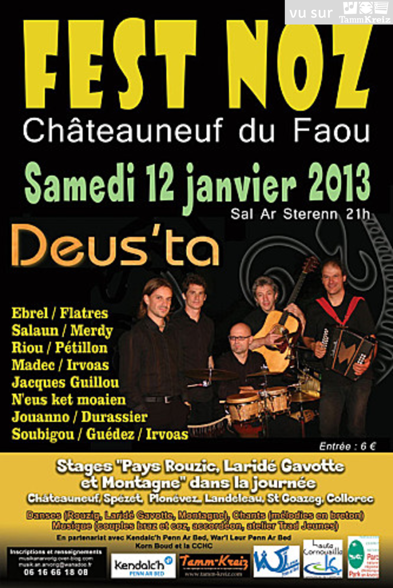 Fest Noz à Chateauneuf-du-Faou