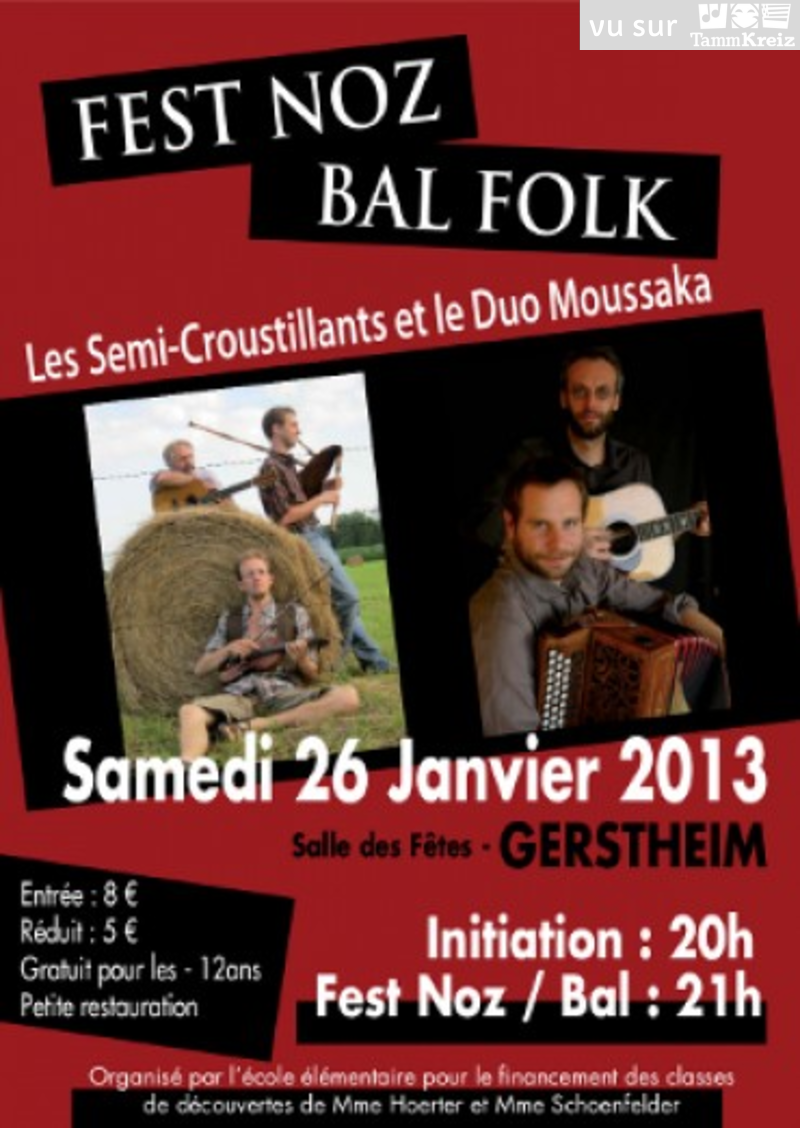 Fest-Noz/Bal folk à Gerstheim