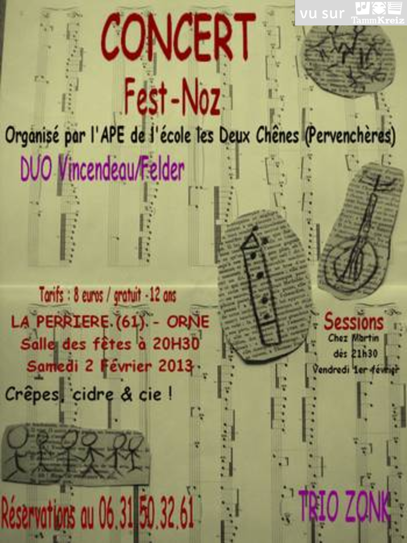 Concert et Fest-Noz à La Perrière