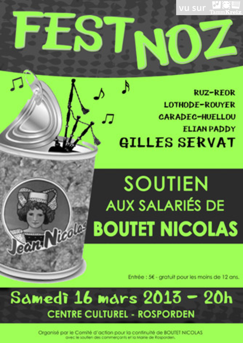 Concert et Fest-Noz à Rosporden