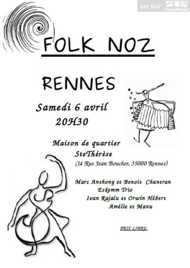 Fest-Noz/Bal folk à Rennes