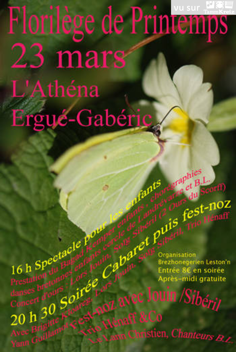 Concert et Fest-Noz à Ergué-Gabéric