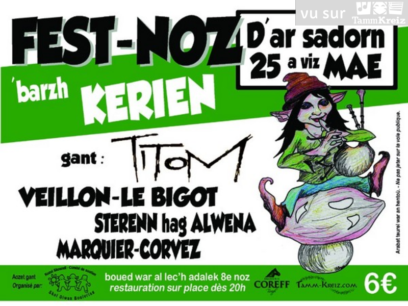 Repas et fest-noz à Kérien