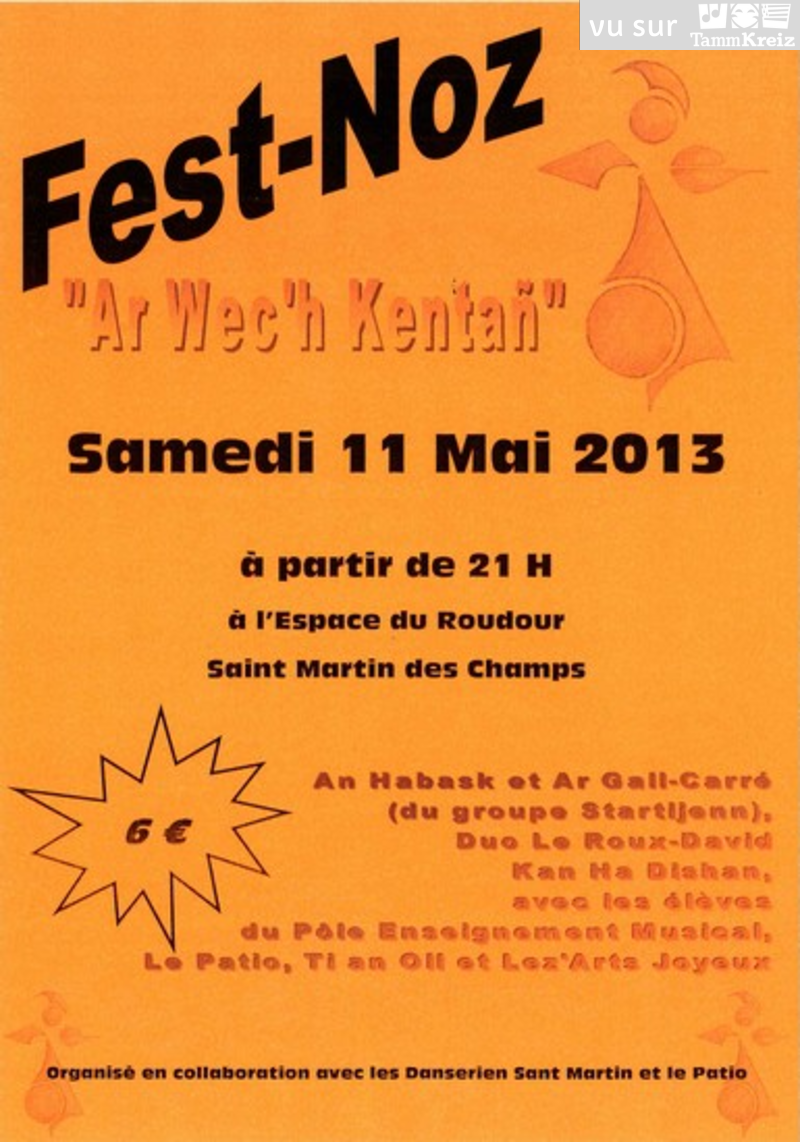 Fest Noz à Saint-Martin-des-Champs