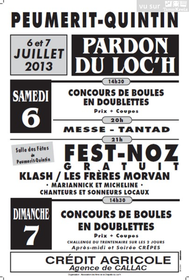 Fest Noz&nbsp;à&nbsp;Peumerit-Quintin