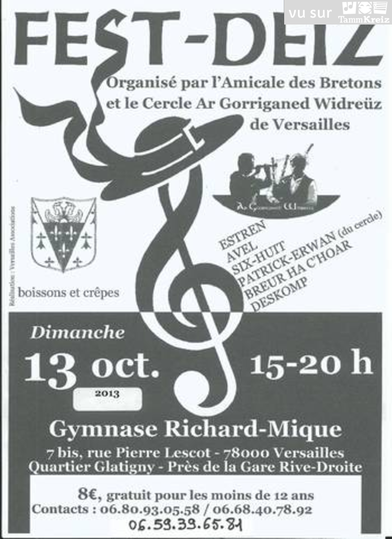 Fest Deiz à Versailles