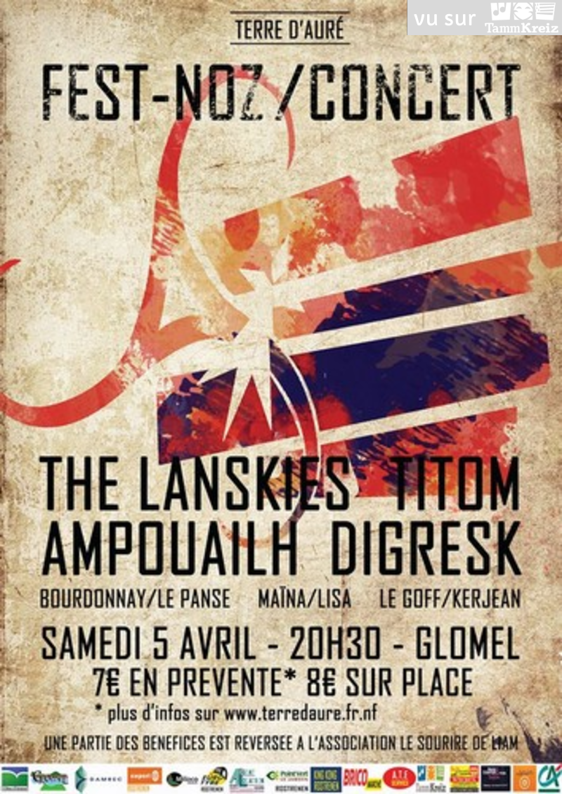 Concert et Fest-Noz à Glomel