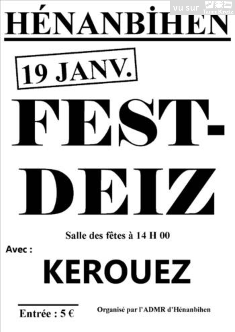Fest Deiz à Hénanbihen