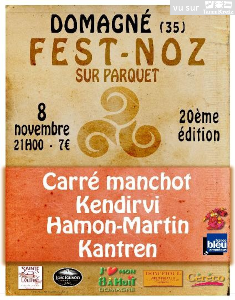 Fest Noz&nbsp;à&nbsp;Domagné