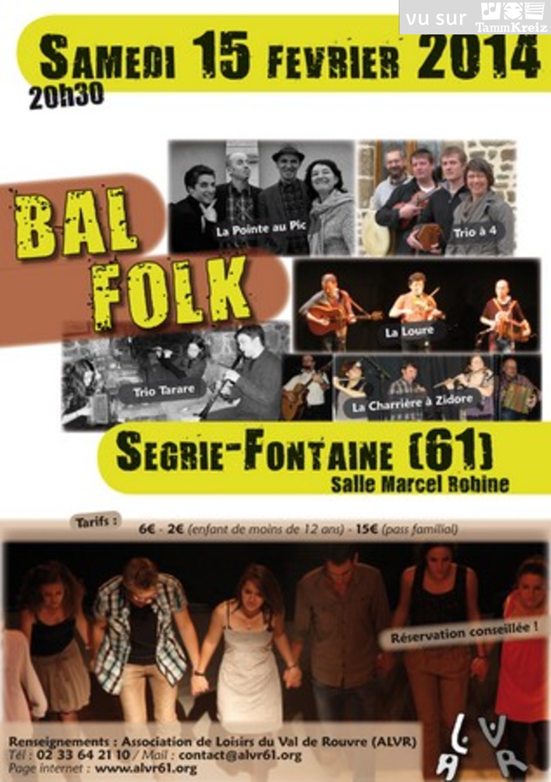 Fest-Noz/Bal folk à Ségrie-Fontaine