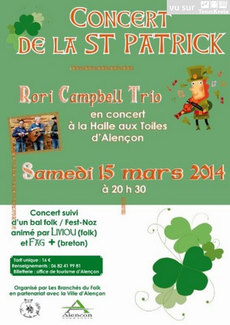 Concert et Fest-Noz à Alençon