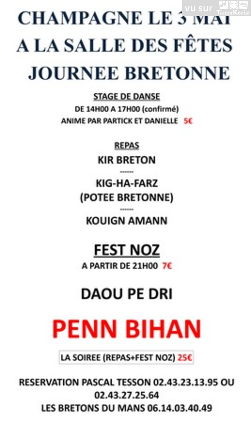 Fest Noz à Champagné