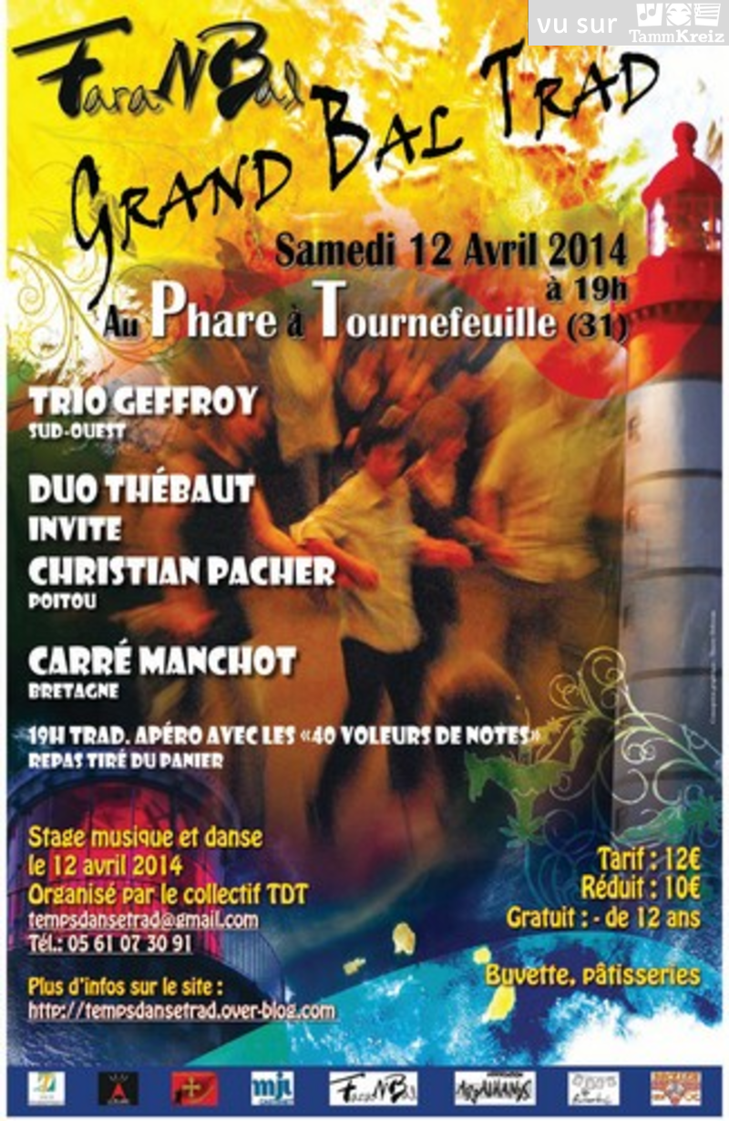 Fest-Noz/Bal folk&nbsp;à&nbsp;Tournefeuille