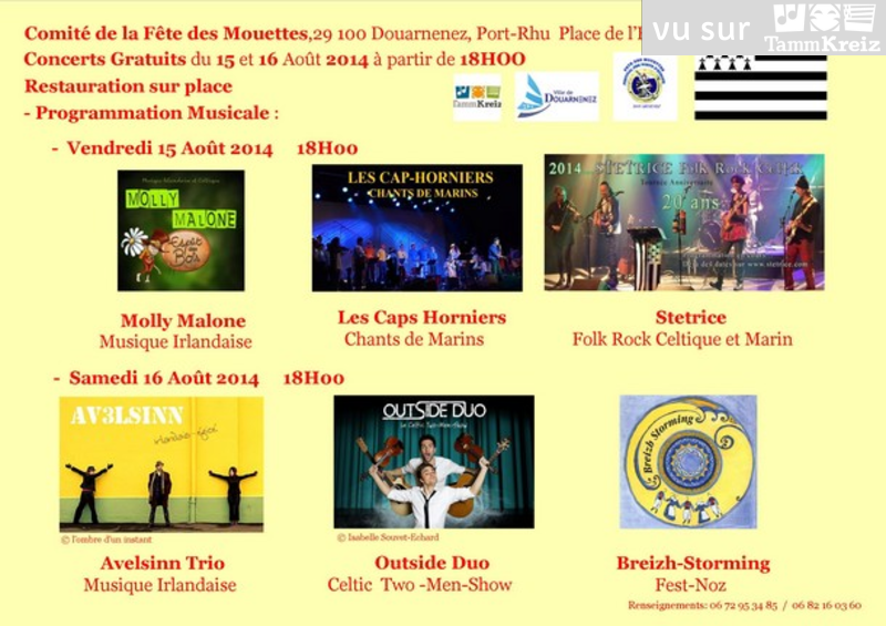 Concert et Fest-Noz à Douarnenez