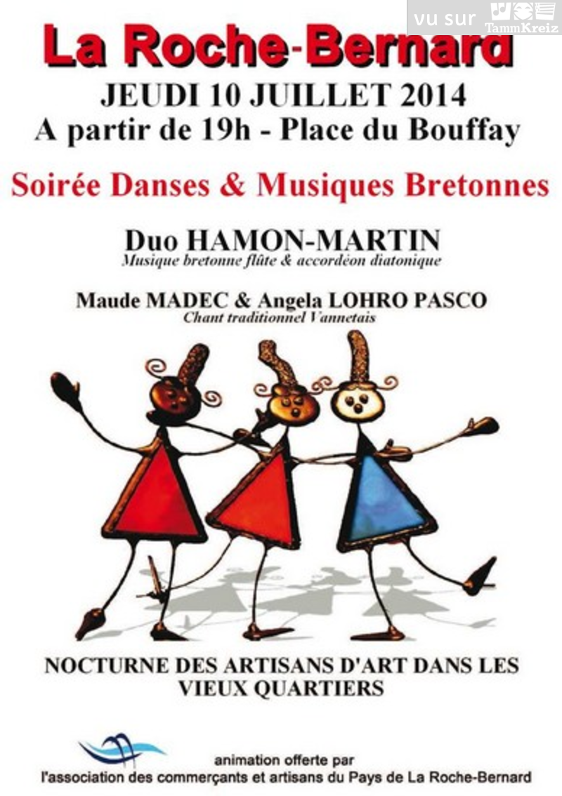 Concert et Fest-Noz à La Roche-Bernard