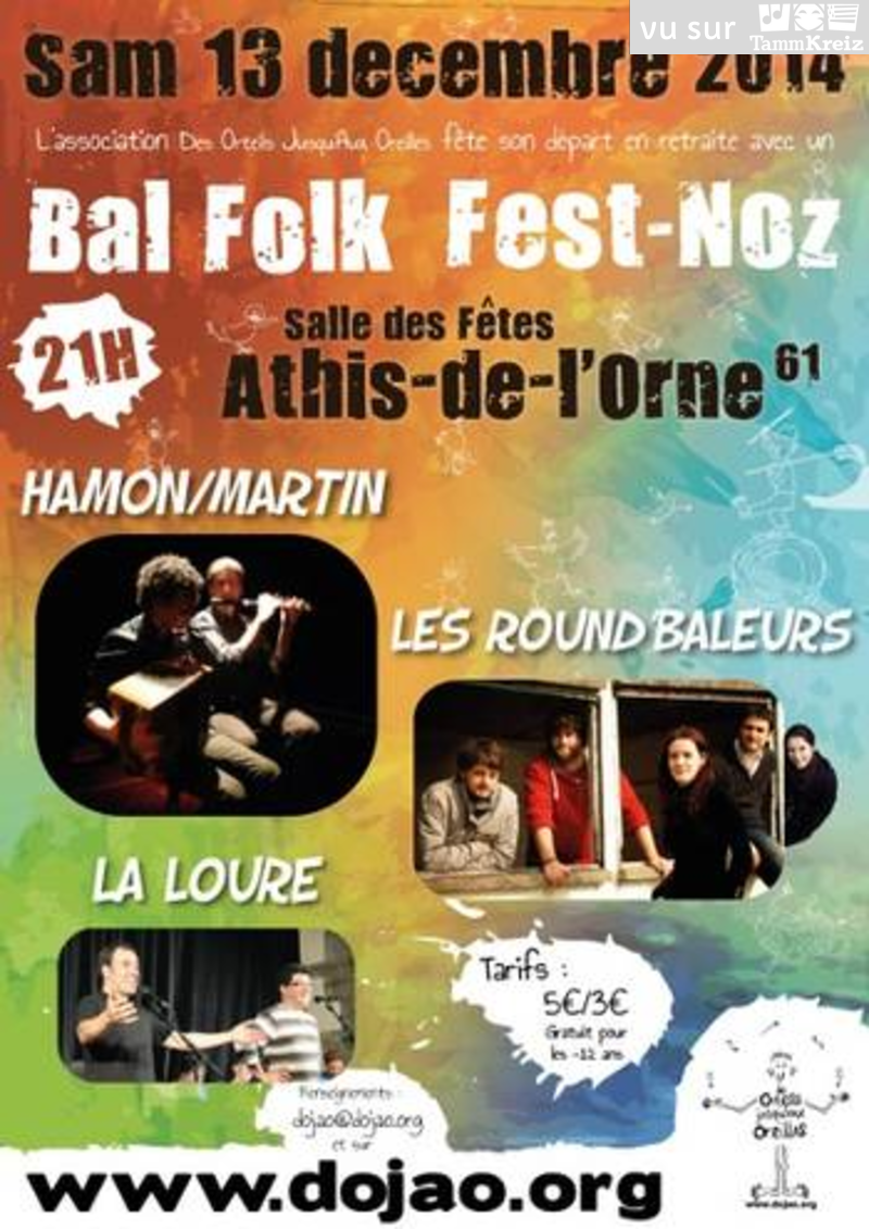 Fest-Noz/Bal folk à Athis de l'Orne 