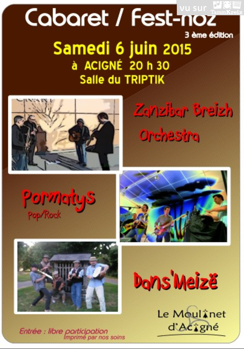Concert et Fest-Noz à Acigné