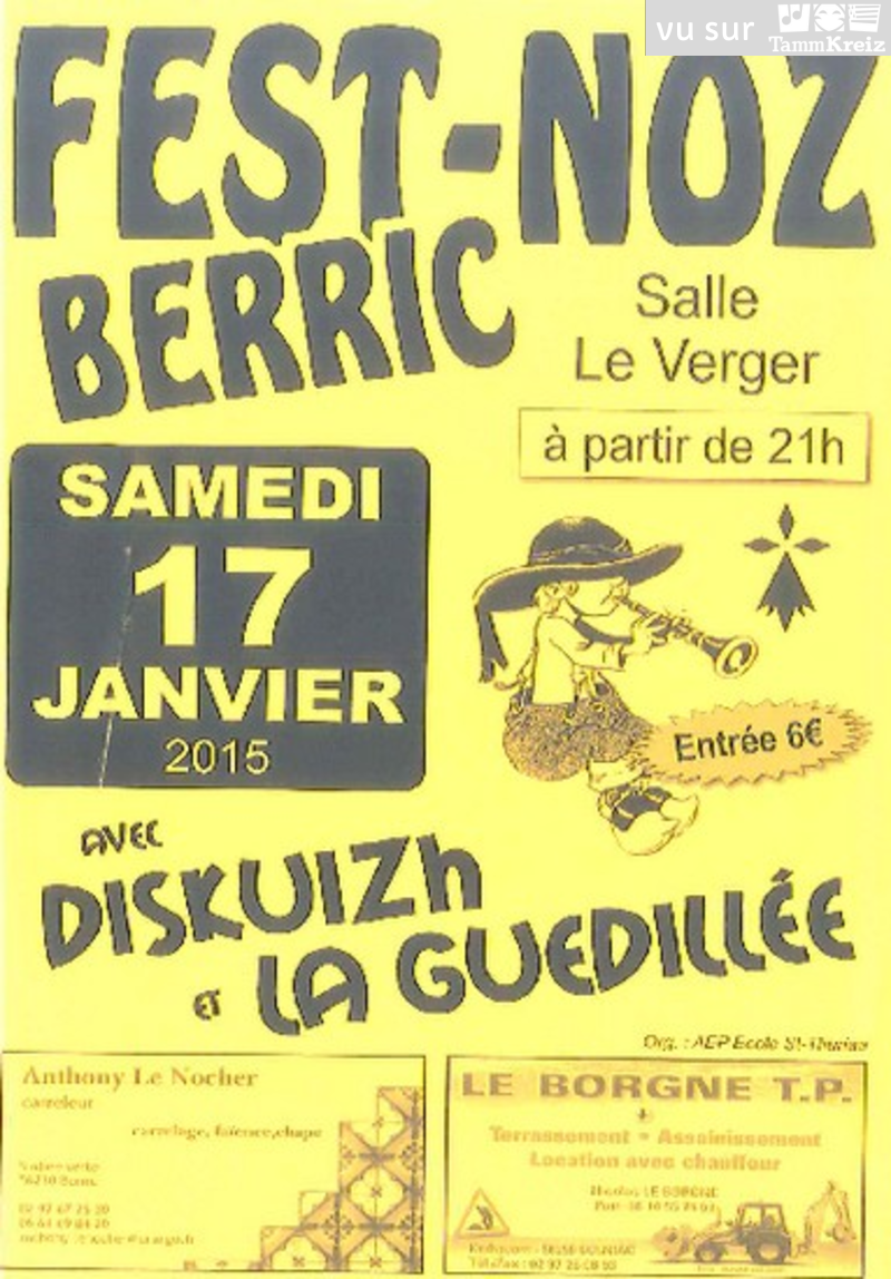 Fest Noz&nbsp;à&nbsp;Berric