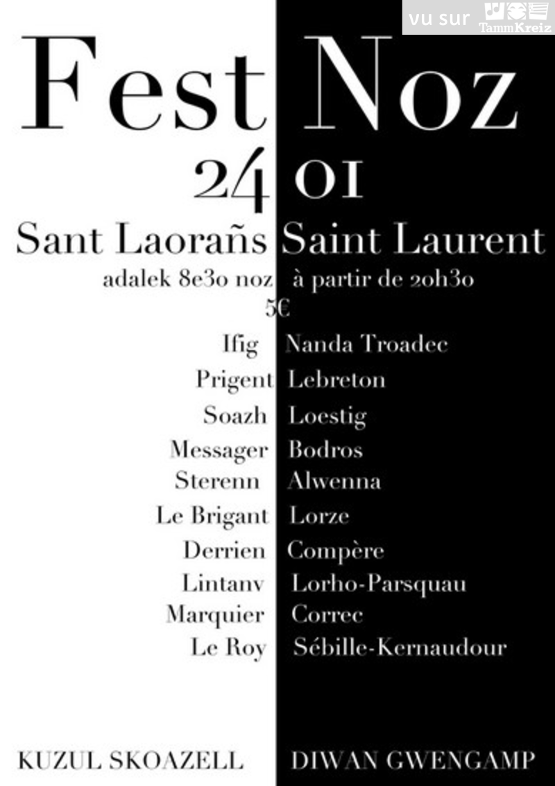 Fest Noz à Saint-Laurent