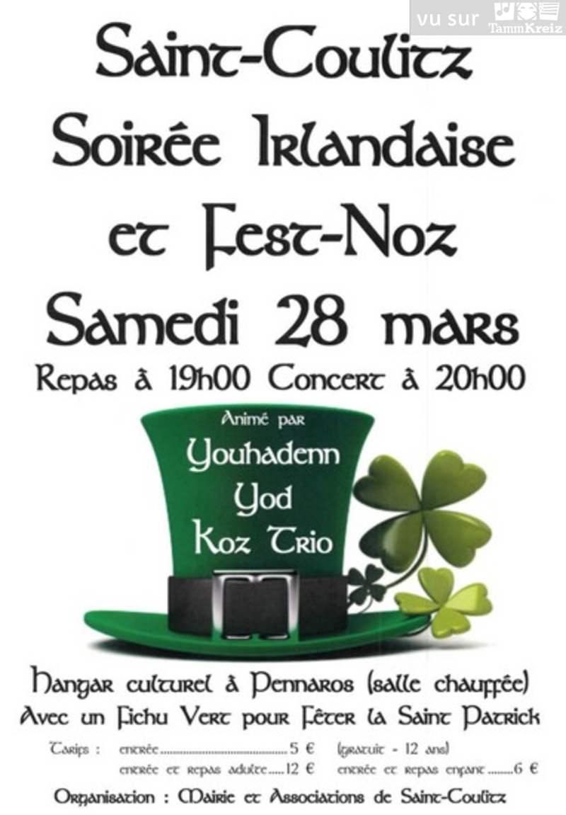 Concert et Fest-Noz à Saint-Coulitz