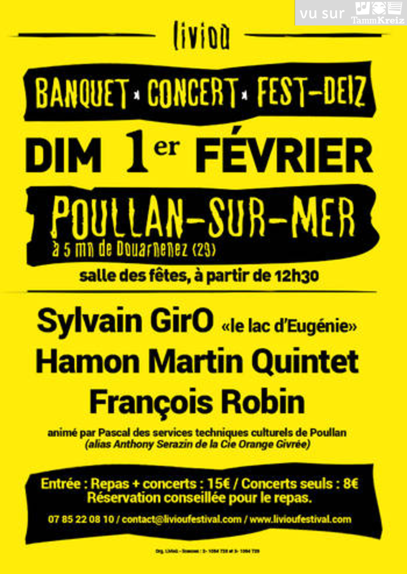 Concert et Fest-Deiz&nbsp;à&nbsp;Poullan-sur-Mer