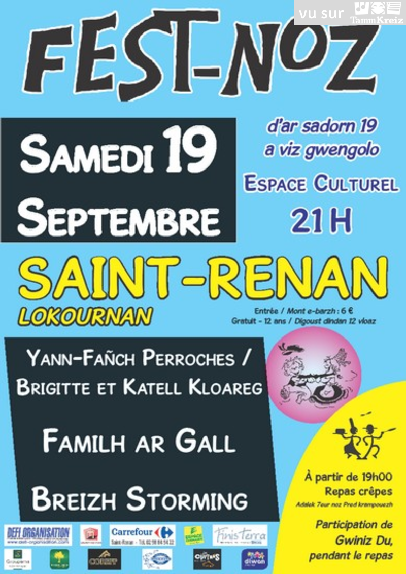 Fest Noz&nbsp;à&nbsp;Saint-Renan