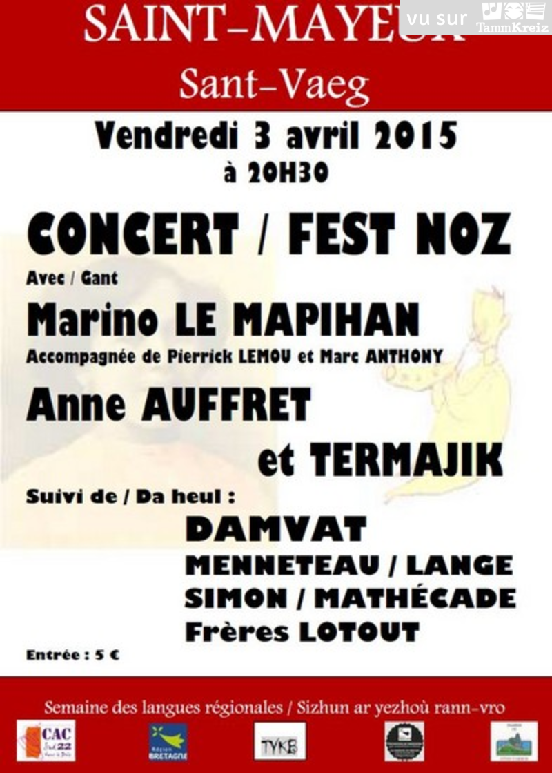 Concert et Fest-Noz à Saint-Mayeux