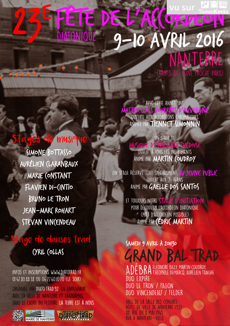 Fest-Noz/Bal folk&nbsp;à&nbsp;Nanterre