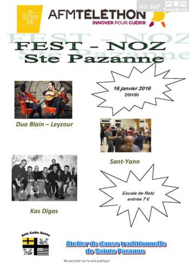 Fest Noz à Sainte-Pazanne