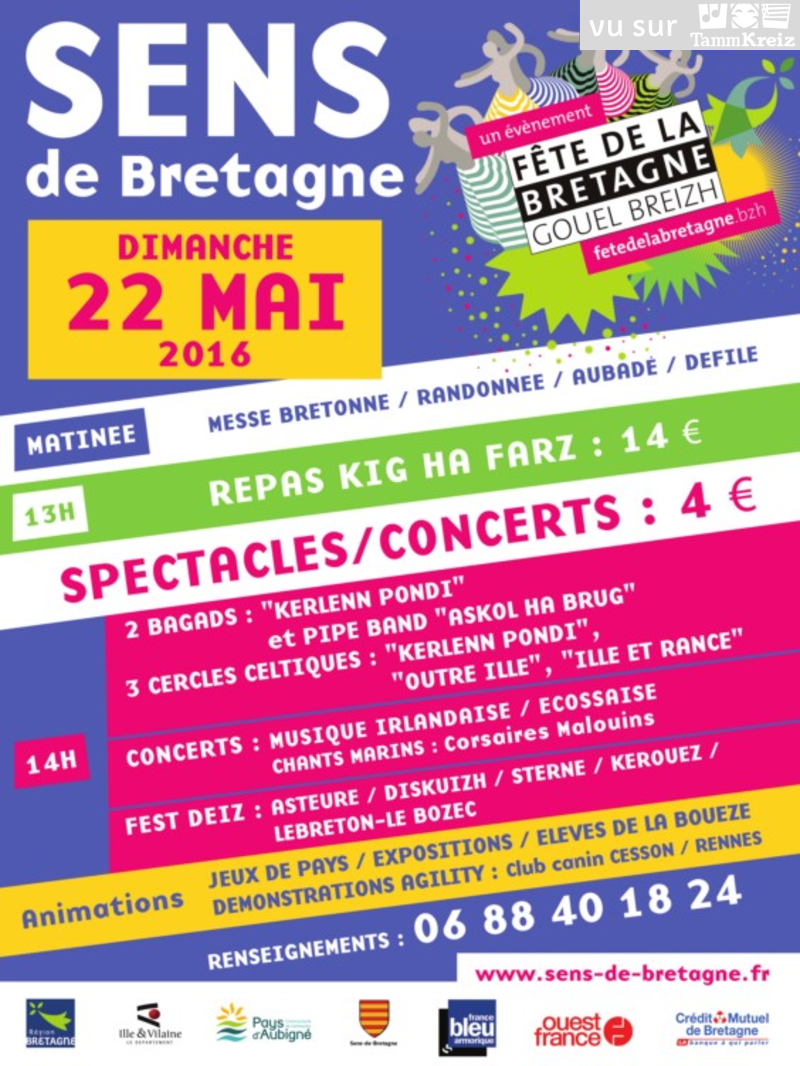 Concert et Fest-Deiz à Sens-de-Bretagne