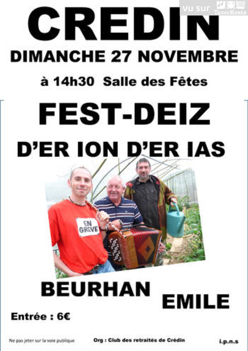 Fest Deiz à Crédin