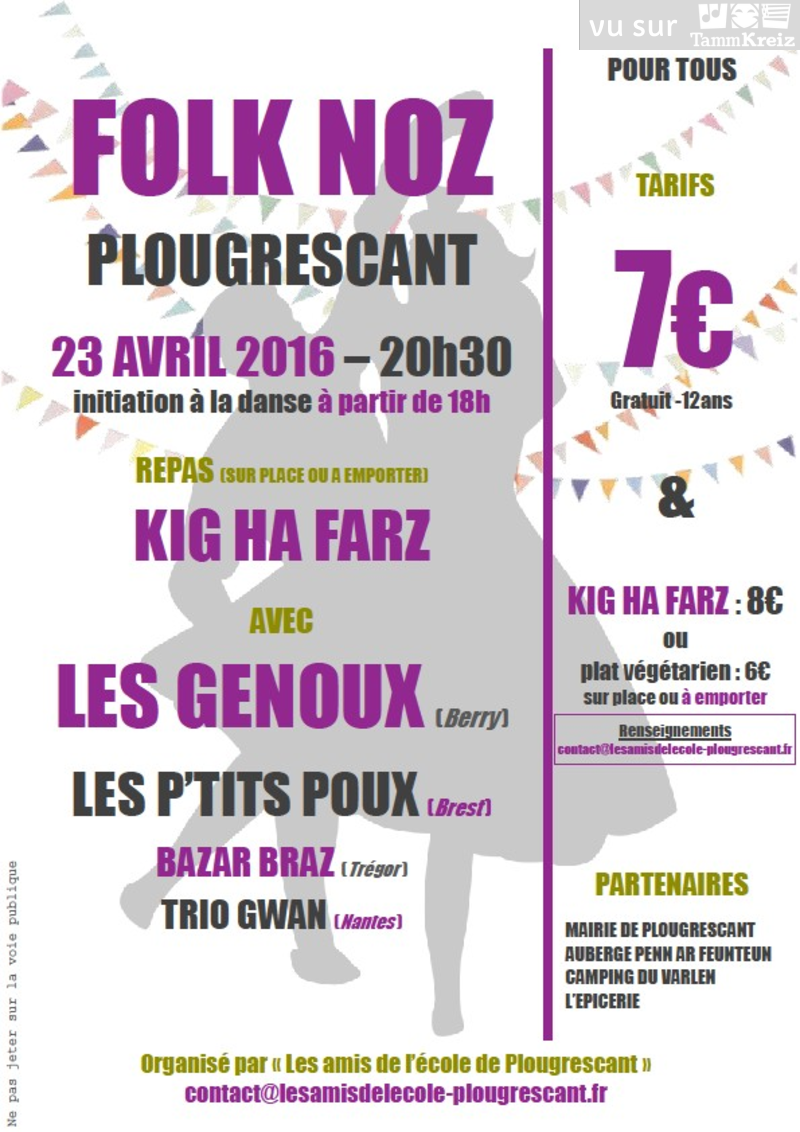 Fest-Noz/Bal folk à Plougrescant