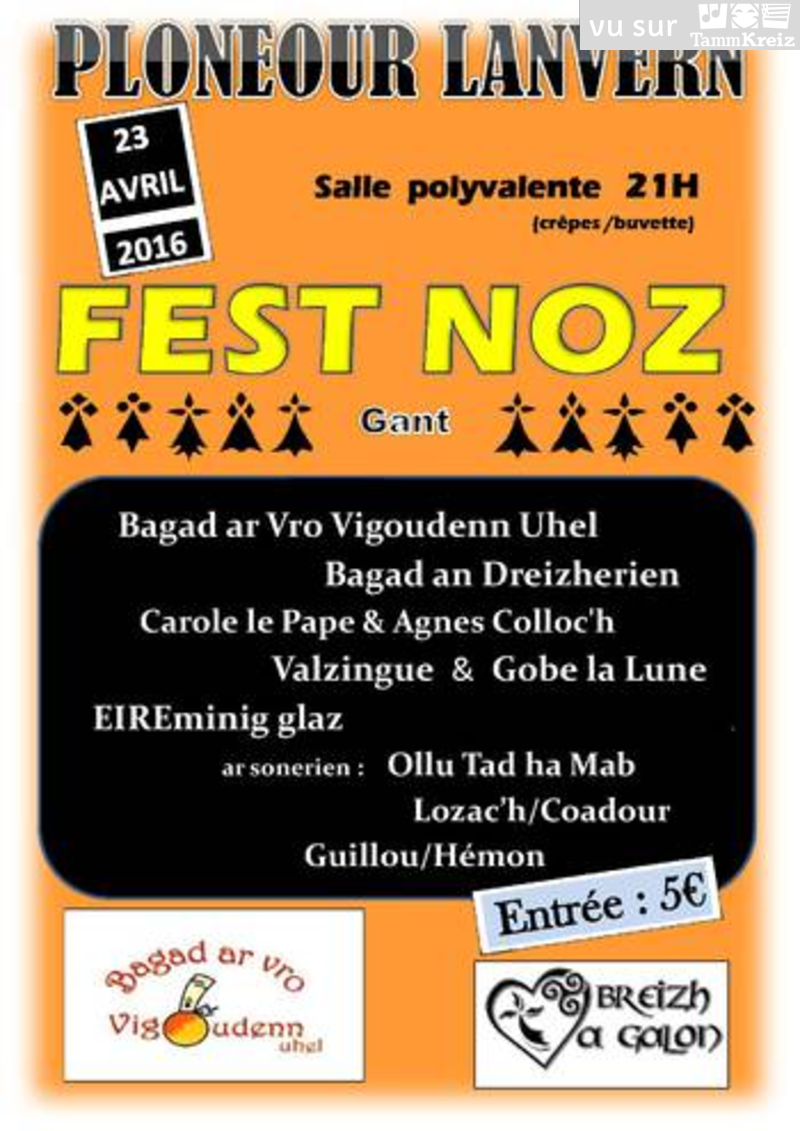 Fest Noz à Plonéour-Lanvern