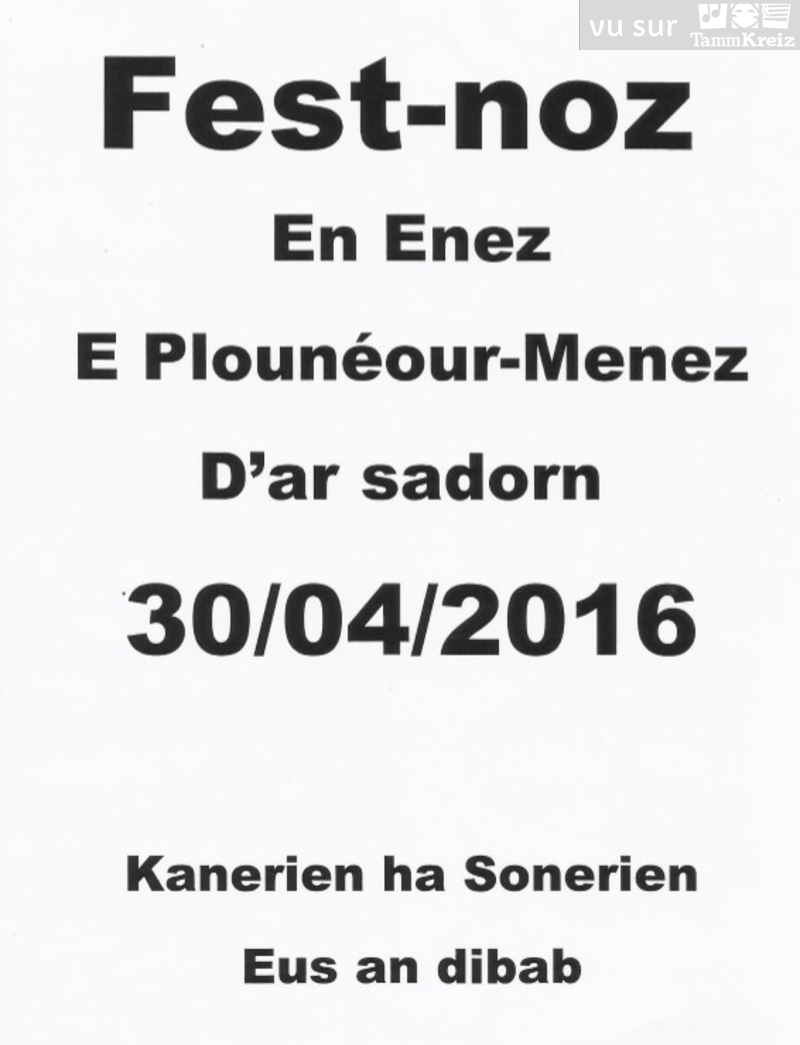 Fest Noz à Plounéour-Ménez
