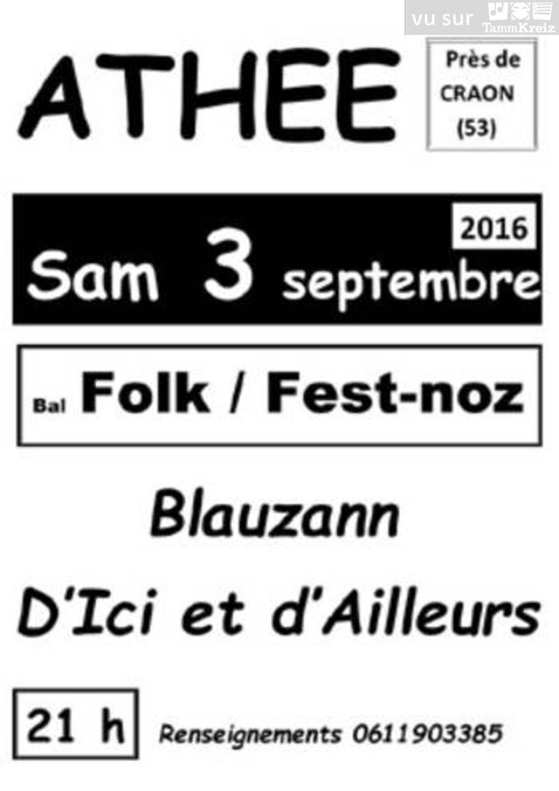 Fest-Noz/Bal folk à Athée