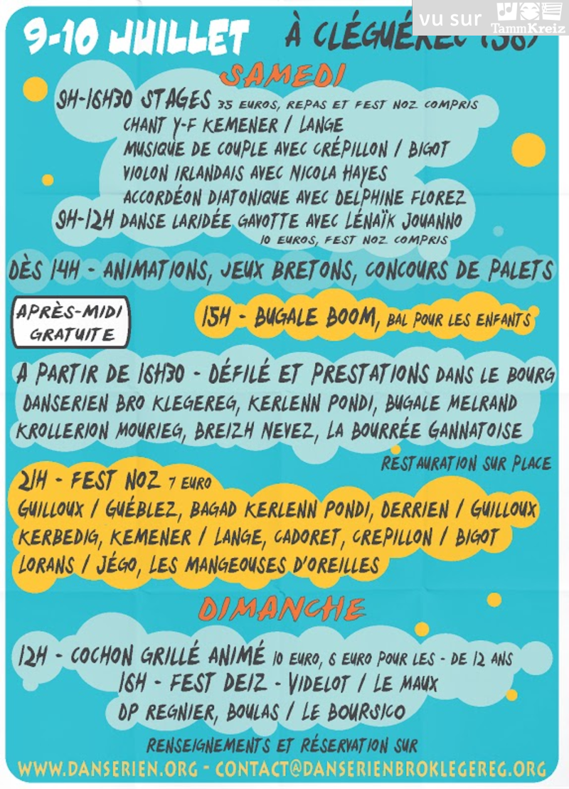 Stage à Cléguérec