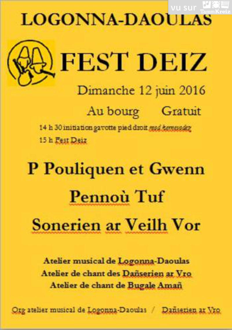 Fest Deiz à Logonna-Daoulas