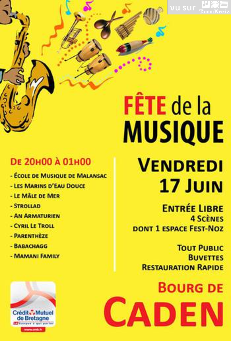 Concert et Fest-Noz à Caden