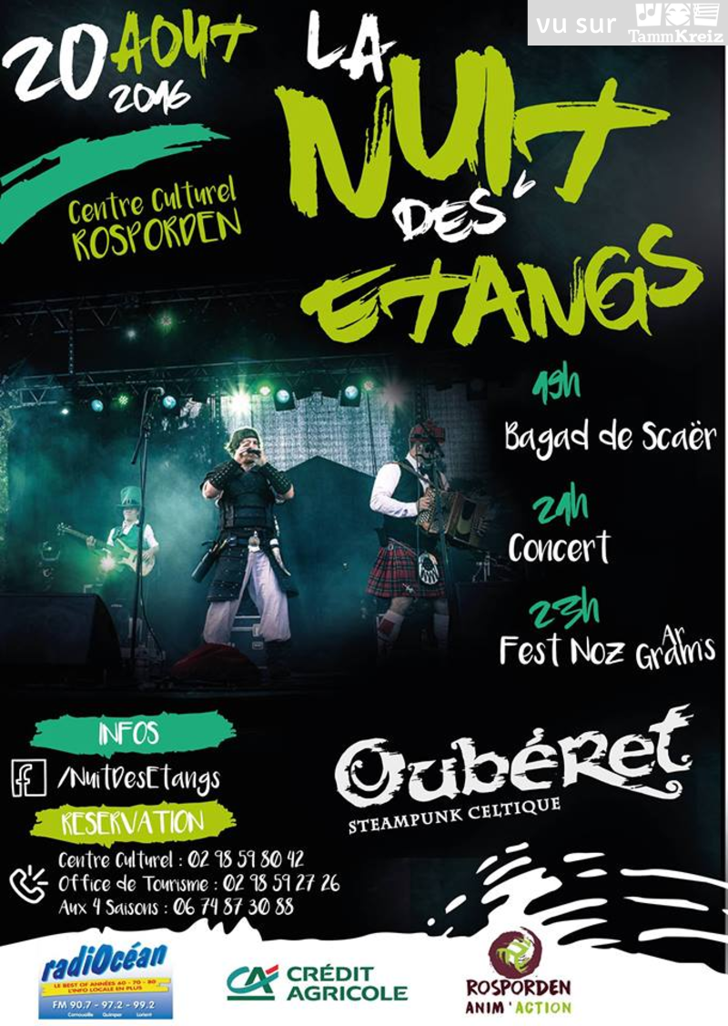 Concert et Fest-Noz à Rosporden