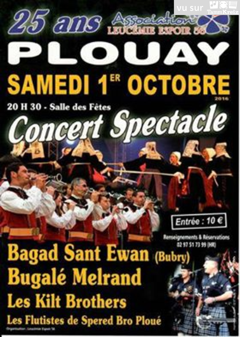 Spectacle à Plouay
