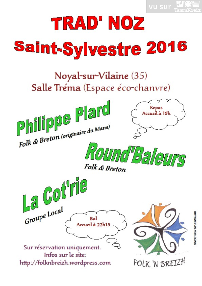 Repas et fest-noz à Noyal-sur-Vilaine