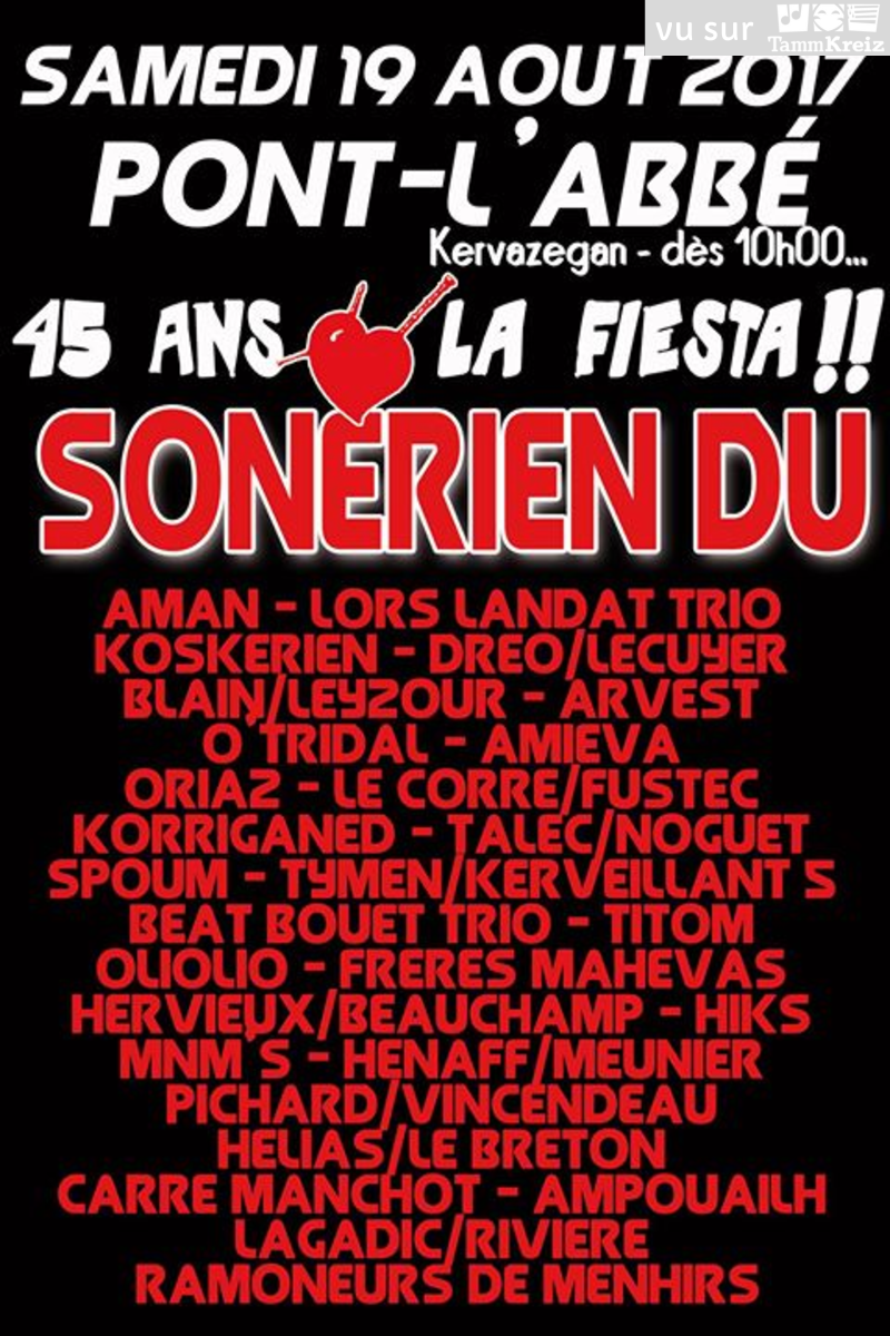 Fest-deiz ha noz à Pont-l'Abbé