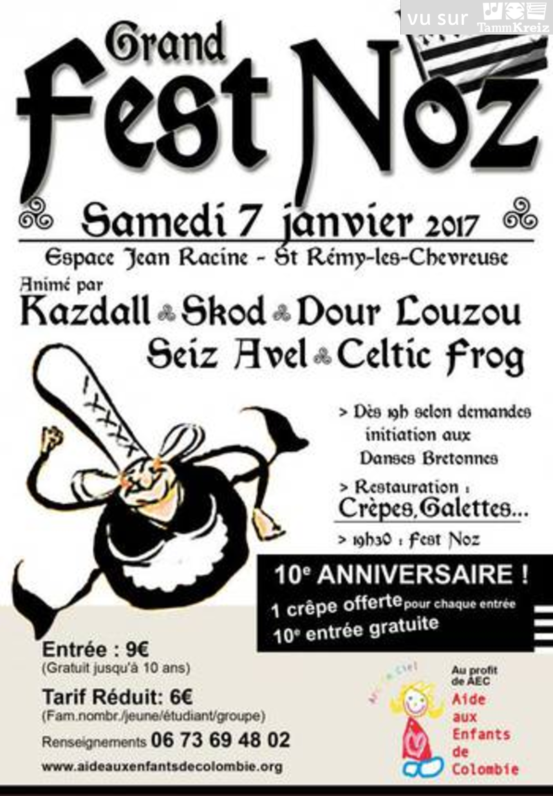 Fest Noz à Saint-Rémy-les-Chevreuses