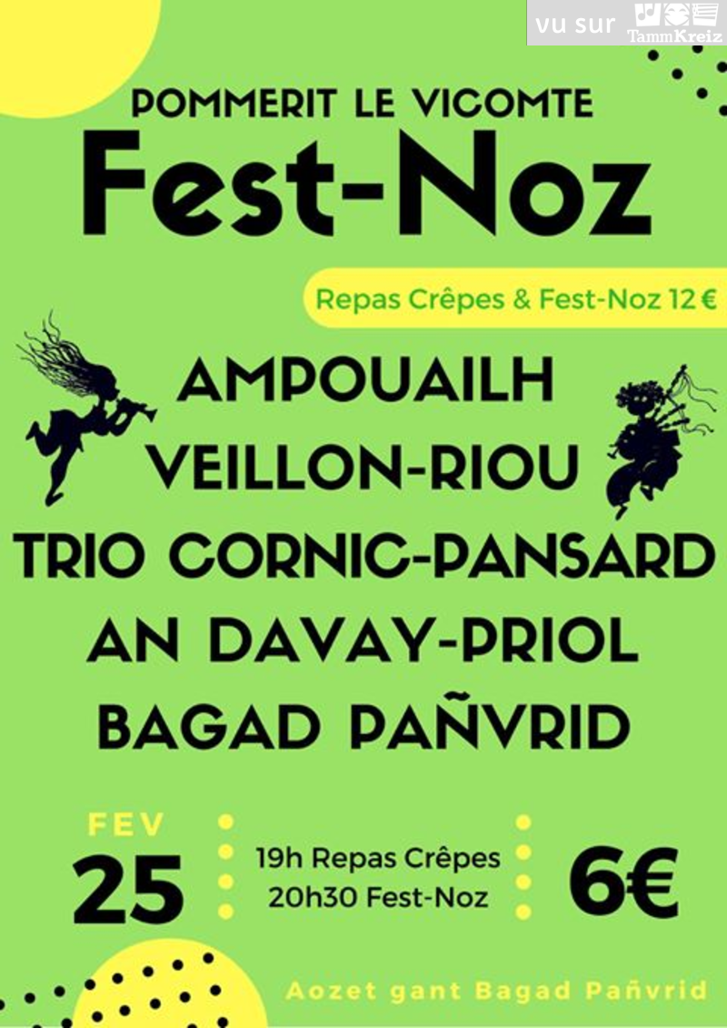 Fest Noz à Pommerit-le-Vicomte