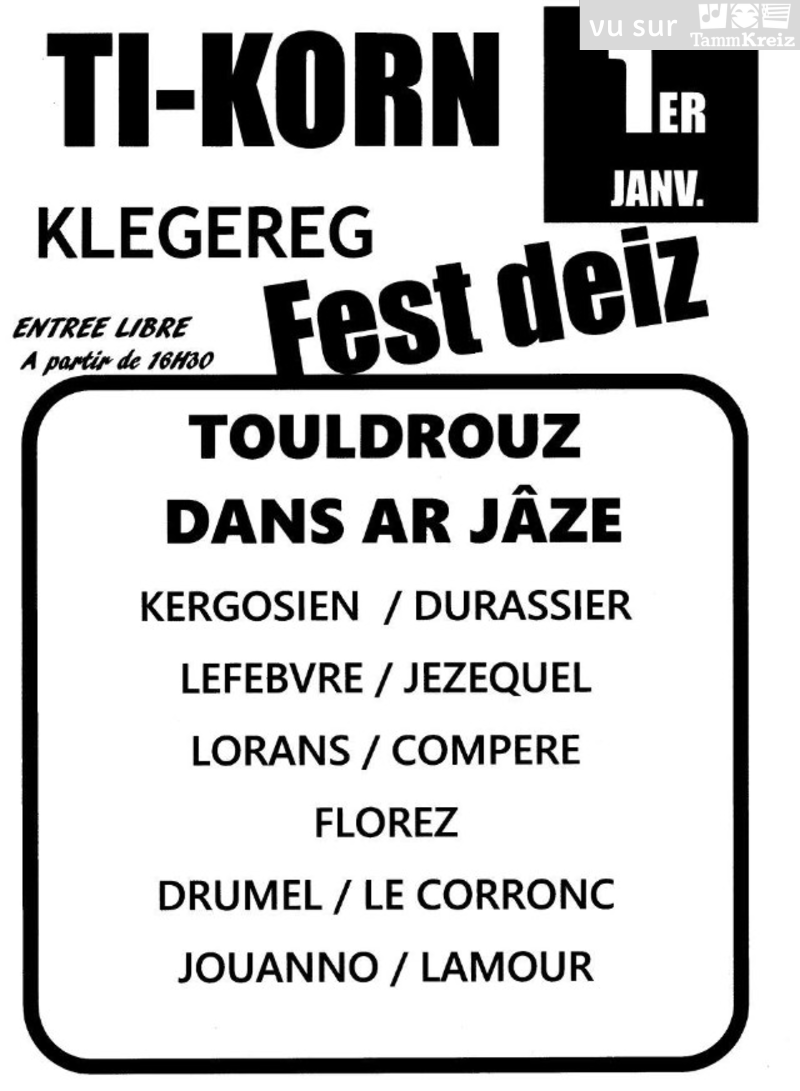 Fest Deiz à Cléguérec