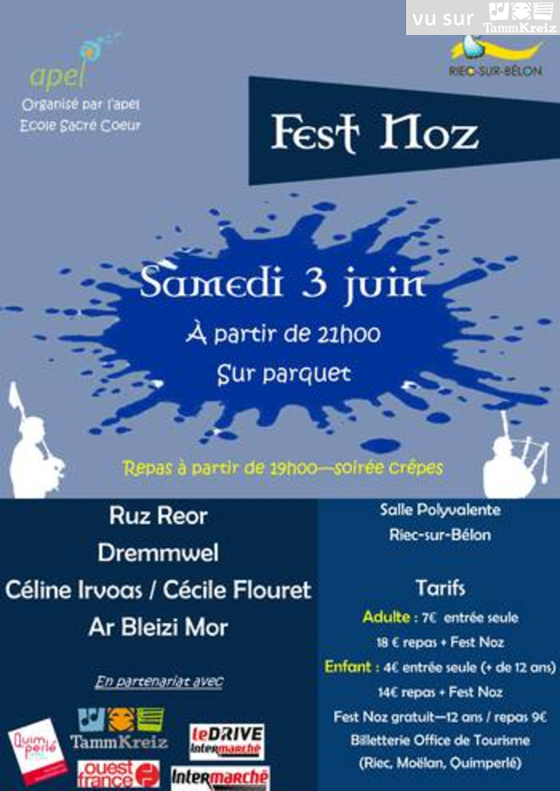 Fest Noz&nbsp;à&nbsp;Riec-sur-Belon