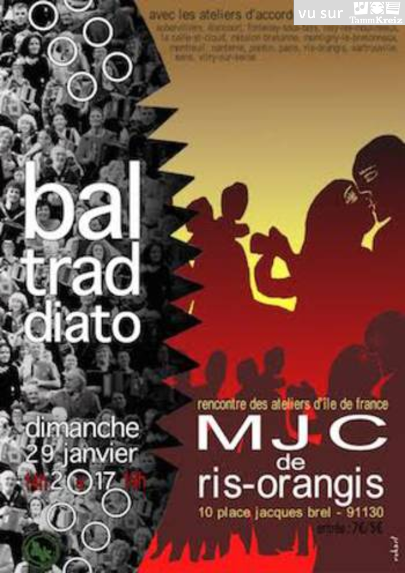 Fest-deiz/bal à Ris-Orangis